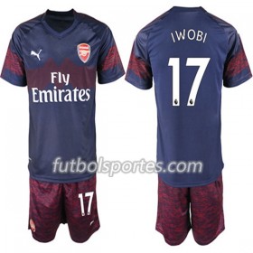 Camisetas Arsenal Alex Iwobi 17 Niño Segunda Equipacion 2018/2019